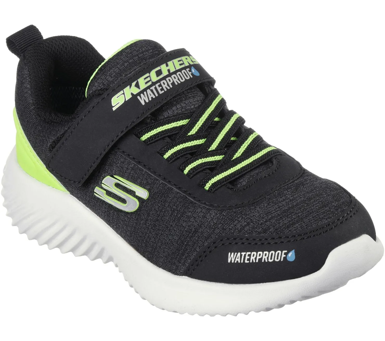 Athletic Shoes & Sneakers<SKECHERS Bounder - Dripper Drop BLACK / LIME
