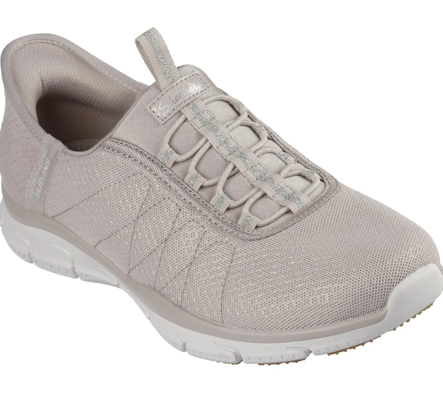 Hands Free Slip-Ins|Casual Sneakers<SKECHERS Brilliance - Night Shift TAUPE