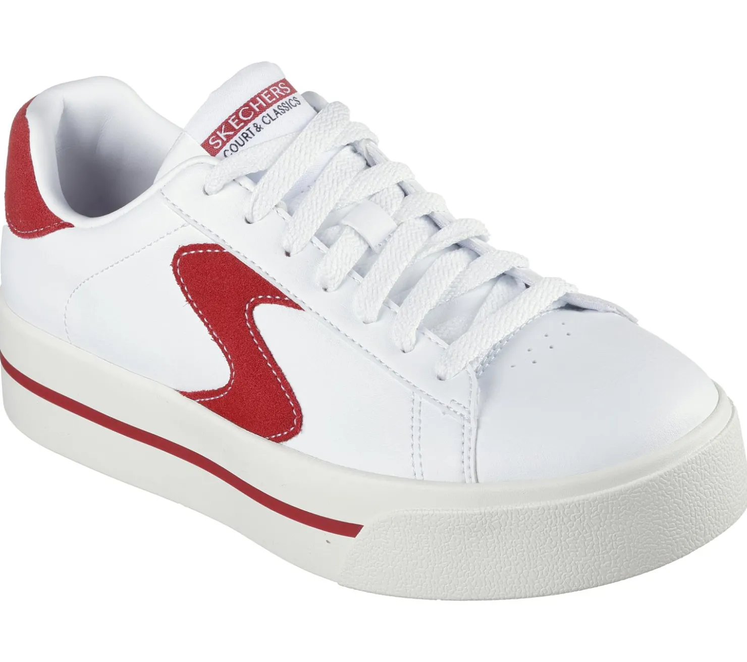 Lace Up|Casual Sneakers<SKECHERS Camdenn - Been Lifted WHITE / RED