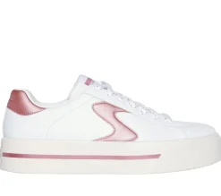 Lace Up|Casual Sneakers<SKECHERS Camdenn - Metallic Skies WHITE / PINK