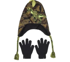 Hats|Hats<SKECHERS T-rex Hat And Glove Set CAMOUFLAGE