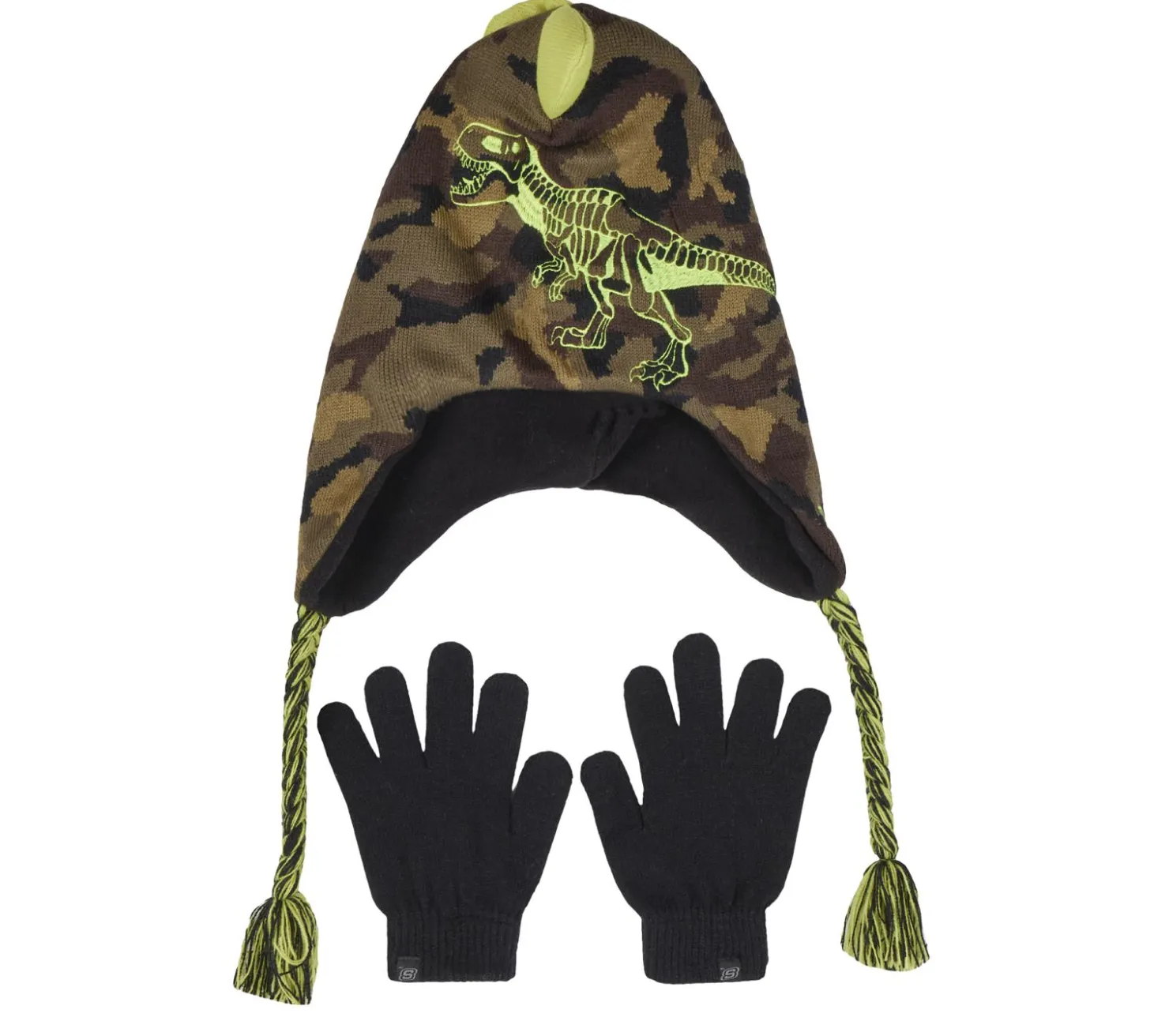 Hats|Hats<SKECHERS T-rex Hat And Glove Set CAMOUFLAGE