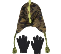 Hats|Hats<SKECHERS T-rex Hat And Glove Set CAMOUFLAGE