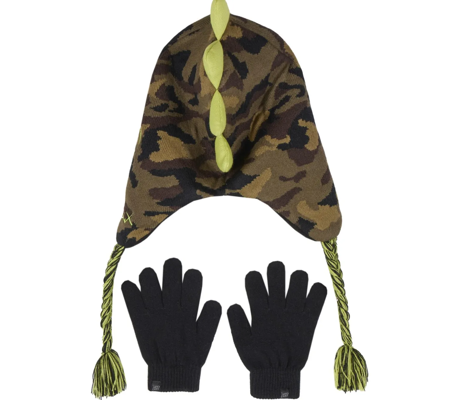 Hats|Hats<SKECHERS T-rex Hat And Glove Set CAMOUFLAGE