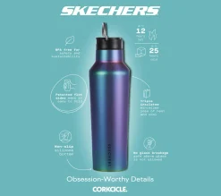 Sporting Goods|Accessories<SKECHERS Canteen Hydration BLACK