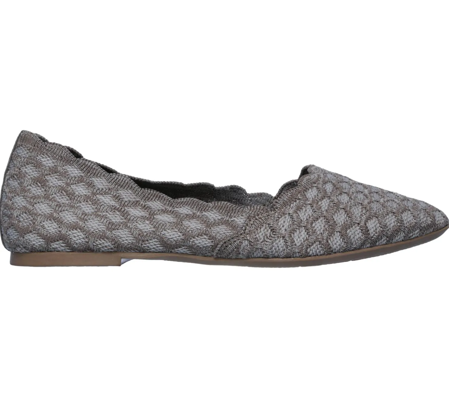 Flats<SKECHERS Cleo - Honeycomb DARK TAUPE