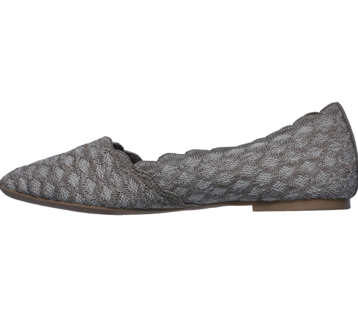 Flats<SKECHERS Cleo - Honeycomb DARK TAUPE