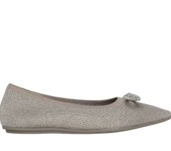 Slip-Ons|Flats<SKECHERS Cleo Point - Glitzy Haze TAUPE