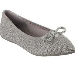 Slip-Ons|Flats<SKECHERS Cleo Point - Glitzy Haze TAUPE