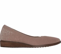 Slip-Ons|Flats<SKECHERS Cleo Sawdust - Wishful MOCHA