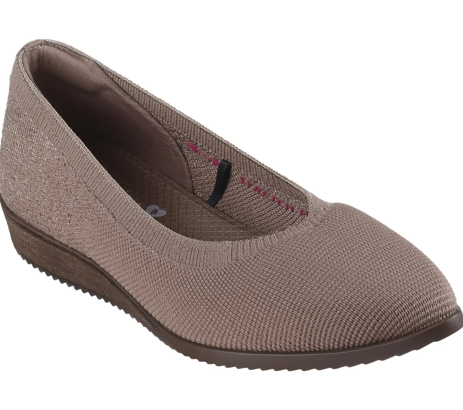Slip-Ons|Flats<SKECHERS Cleo Sawdust - Wishful MOCHA