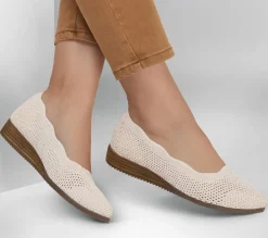 Slip-Ons|Flats<SKECHERS Cleo Sawdust - Real Living NATURAL
