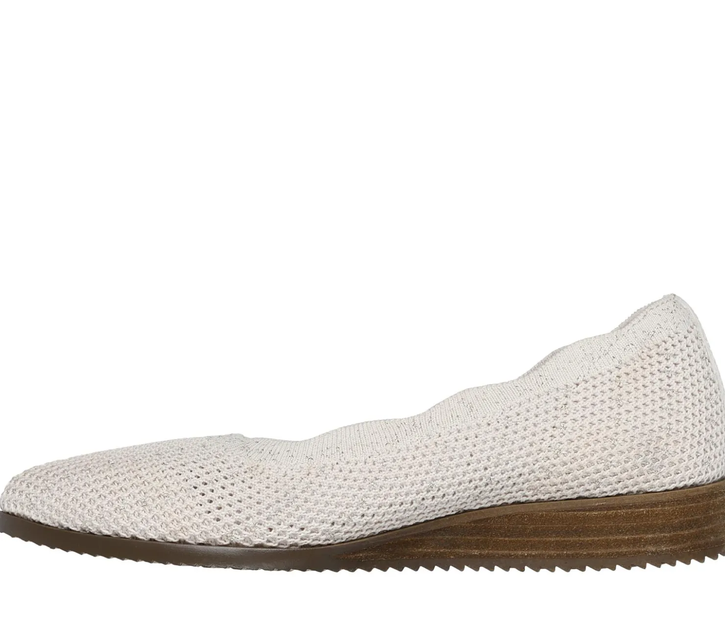 Slip-Ons|Flats<SKECHERS Cleo Sawdust - Real Living NATURAL
