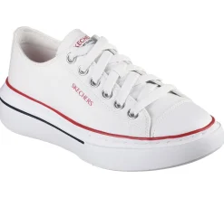 Lace Up|Canvas Shoes<SKECHERS Cordova Classic - New Standard WHITE / NAVY