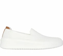 Slip-Ons|Casual Sneakers<SKECHERS Court Break - A-Okay WHITE