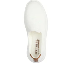 Slip-Ons|Casual Sneakers<SKECHERS Court Break - A-Okay WHITE