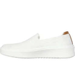 Slip-Ons|Casual Sneakers<SKECHERS Court Break - A-Okay WHITE