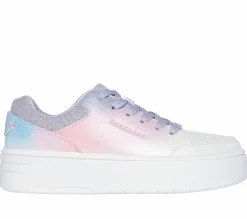 Lace Ups|Athletic Shoes & Sneakers<SKECHERS Court High - Ombre Oasis WHITE / MULTI