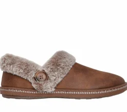 Slippers|Slip-Ons<SKECHERS Cozy Campfire - French Toast 2 CHOCOLATE