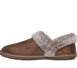 Slippers|Slip-Ons<SKECHERS Cozy Campfire - French Toast 2 CHOCOLATE