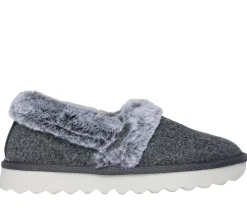 Slippers<SKECHERS Cozy Up - Frosty Snuggles CHARCOAL