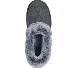 Slippers<SKECHERS Cozy Up - Frosty Snuggles CHARCOAL
