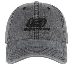 Hats|Accessories<SKECHERS Denim Embroidered Hat BLACK