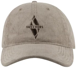 Hats|Hats<SKECHERS Diamond Cord Dad Hat BROWN / NATURAL