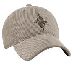 Hats|Hats<SKECHERS Diamond Cord Dad Hat BROWN / NATURAL