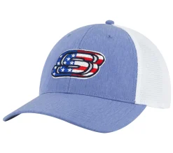 Hats|Hats<SKECHERS Diamond Mesh Baseball Hat NATURAL / NAVY