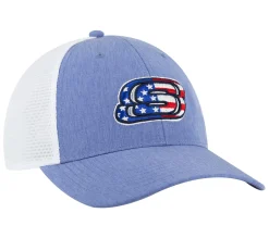 Hats|Hats<SKECHERS Diamond Mesh Baseball Hat NATURAL / NAVY