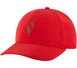 Hats|Hats<SKECHERS Diamond S Stretch Fit Hat GUNMETAL / RED