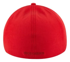 Hats|Hats<SKECHERS Diamond S Stretch Fit Hat GUNMETAL / RED