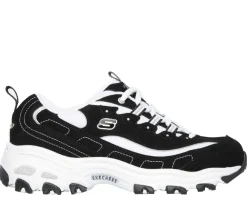 Lace Up|Athletic Sneakers<SKECHERS D'Lites - Biggest Fan BLACK / WHITE