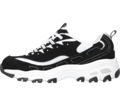Lace Up|Athletic Sneakers<SKECHERS D'Lites - Biggest Fan BLACK / WHITE