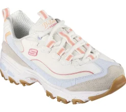 Athletic Sneakers|Lace Up<SKECHERS D'Lites - Bold Views NATURAL / MULTI