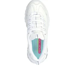 Lace Up|Athletic Sneakers<SKECHERS D'Lites - Fresh Start WHITE / SILVER