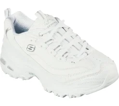 Lace Up|Athletic Sneakers<SKECHERS D'Lites - Fresh Start WHITE / SILVER