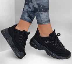 Lace Up|Athletic Sneakers<SKECHERS D'Lites - Play On BLACK