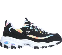 Lace Up|Athletic Sneakers<SKECHERS D'Lites - Summer Fiesta BLACK / MULTI