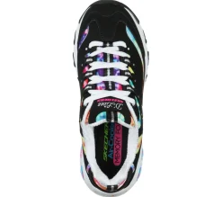 Lace Up|Athletic Sneakers<SKECHERS D'Lites - Summer Fiesta BLACK / MULTI