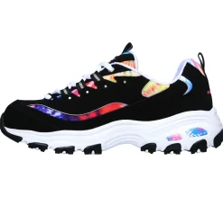 Lace Up|Athletic Sneakers<SKECHERS D'Lites - Summer Fiesta BLACK / MULTI