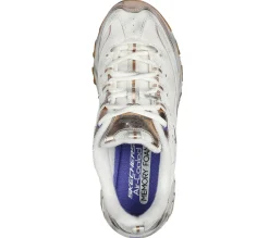 Lace Up|Athletic Sneakers<SKECHERS D'Lites - Vintage Vision NATURAL / GOLD