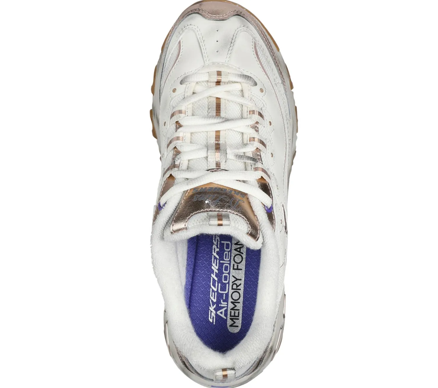 Lace Up|Athletic Sneakers<SKECHERS D'Lites - Vintage Vision NATURAL / GOLD