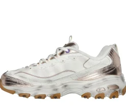Lace Up|Athletic Sneakers<SKECHERS D'Lites - Vintage Vision NATURAL / GOLD