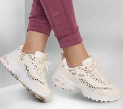 Lace Up|Athletic Sneakers<SKECHERS D'Lites - Wildcats OFF WHITE / PINK