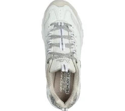 Lace Up|Athletic Sneakers<SKECHERS D'Lites - Golden Chic WHITE / SILVER