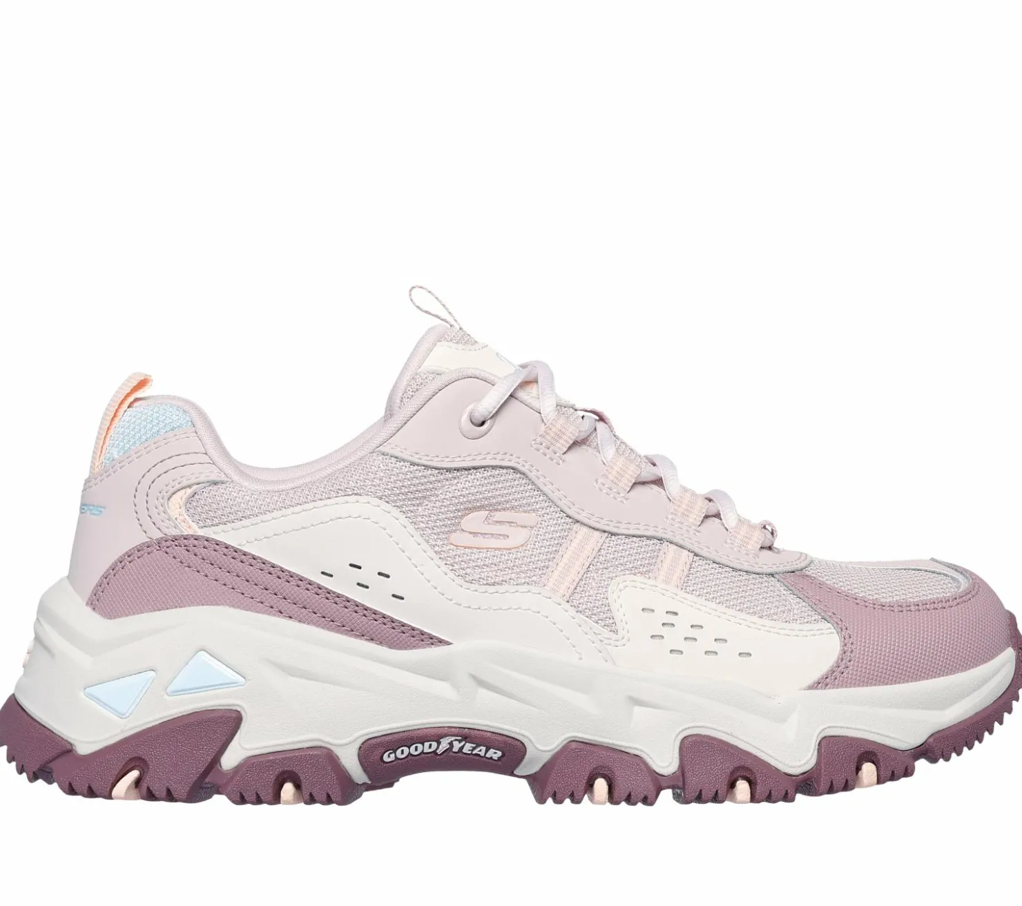 Lace Up|Athletic Sneakers<SKECHERS D'Lites Hiker PINK / MULTI