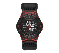 Watches|Accessories<SKECHERS Downey Fast Wrap Watch BLACK / RED