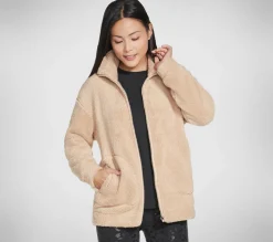 Tops|Tops<SKECHERS Downtime Jacket BROWN